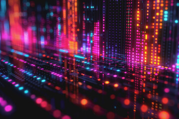 Screenshots of interactive quizzes or stock market graphs showing progress and success.