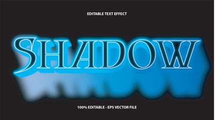 Vector Shadow Editable Text Effects