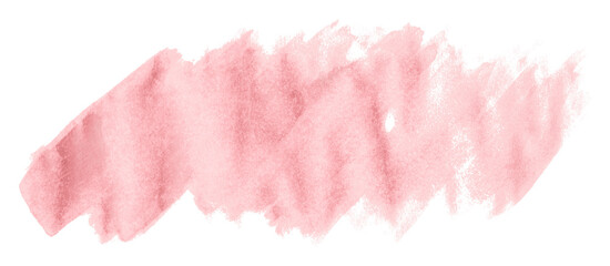 Obraz premium Pink brush strokes isolated on transparent background.