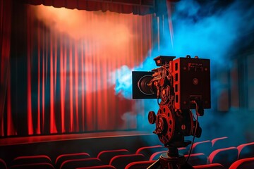 cinema festival banner poster by generative ai