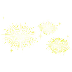 Obraz premium Sparkling decorative fireworks celebrate Rocket Festival in Thailand