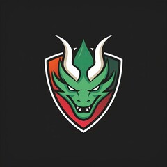Fototapeta premium dragon gaming logo. dragon logo to apps. dragon logo to turnament. dragon logo to company. dragon logo startup. dragon logo agency. chinese dragon symbol. tatto dragon.