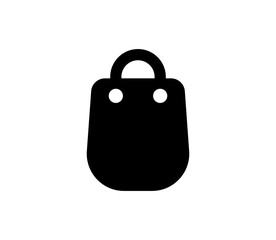 Bag icon. Shopping bag simple illustration.