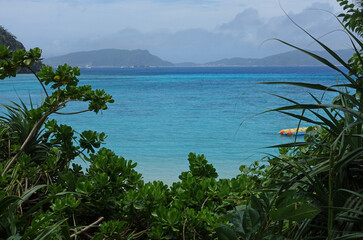 Strandbucht Tokashiku auf Tokashiki Island, Okinawa (Japan)