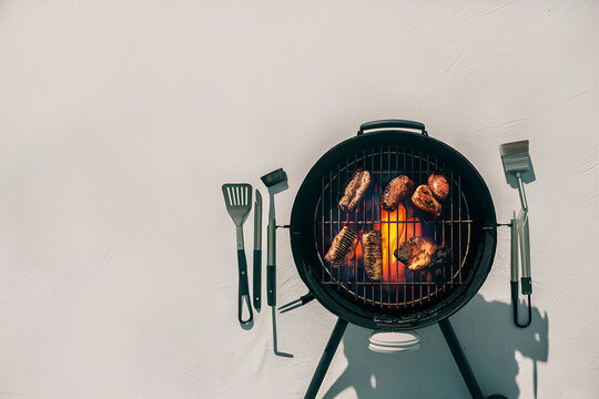 Barbeque grill in the park