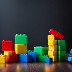 Colorful Creativity: A Collection of Building Blocks Photography