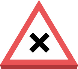 Street Road Sign Element