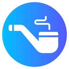 Obraz premium pipe gradient icon