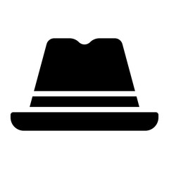 fedora glyph icon