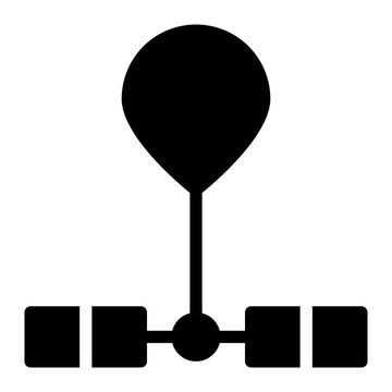 radiosonde glyph icon