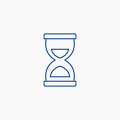 sand clock time watch icon