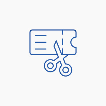 recommend clip art: ticket coupon cut scissors icon