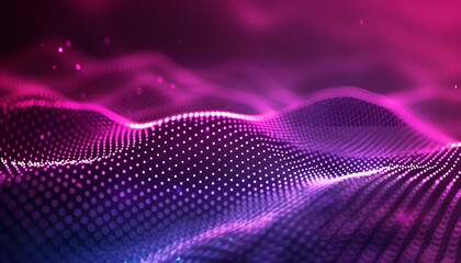 Digital background perfect for tech processes, neural networks, artificial intelligence, data transfer and encryption, digital archives