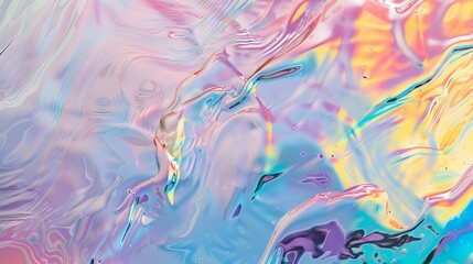 rainbow ombre pastel oil spill iridescent shiny texture pattern, background --ar 16:9 --style raw Job ID: 36295cca-dd86-420f-b175-ef2e4560eb05