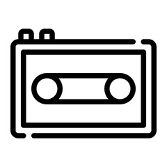 Obraz premium recorder line icon