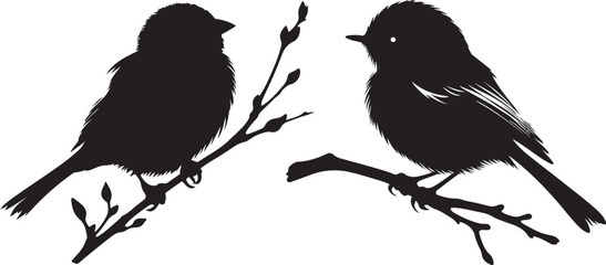 bird  silhouette white background