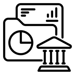 Classroom icon, line icon style