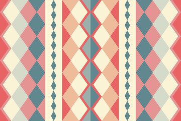 geometric pattern. seamless ,Traditional ethnic,thai pattern, fabric pattern for textiles,rugs, wallpaper, clothing, sarong, batik,wrap,embroidery,print, background,cover, illustration