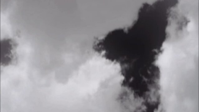 Clouds On Alpha.
This stock motion graphics video shows thick clouds moving across an alpha channel background.