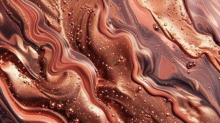 Rose Gold Liquid Embrace, abstract, texture, ultra realistic, dark color backgrounds, beautiful, good vibes --ar 16:9 Job ID: a0a7982b-2557-4fab-a574-dbc06f98ff41