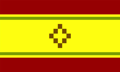 Obraz premium Flag of San Fernando del Valle de Catamarca