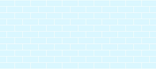 Blue and white brick wall background