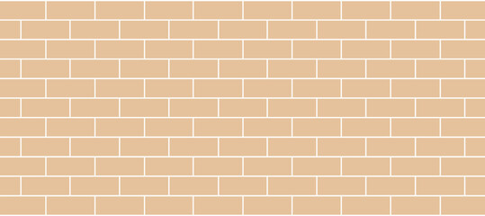 Brown and white brick wall background