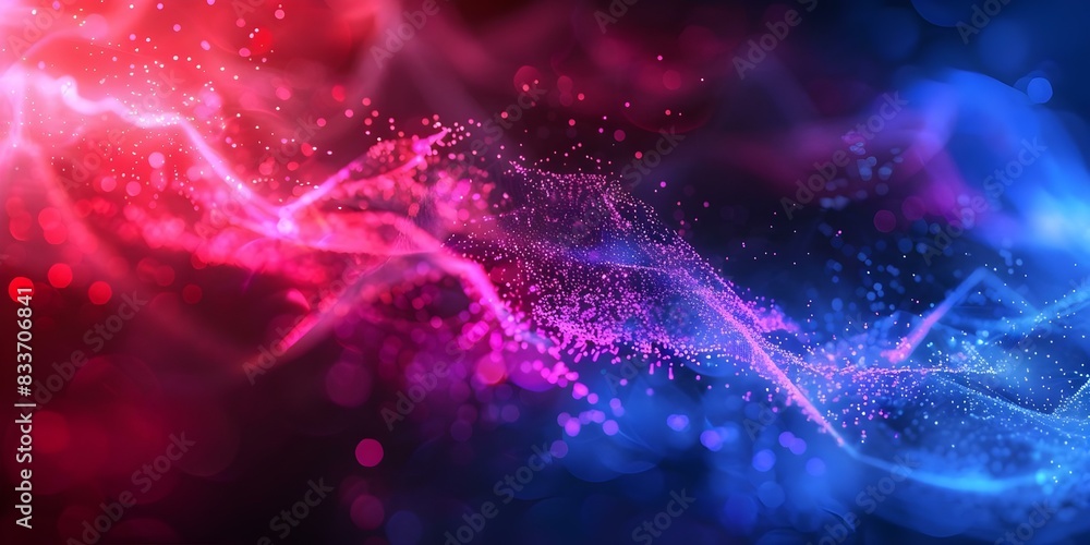 Poster ethereum blockchain digital mining technology wallpaper banner for tech enthusiasts. concept blockch