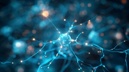 Neural connection of brain background