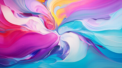 Abstract Image Pattern Background, Vibrant, Swirling Colors Acrylic Painting Oil Canvas, Texture, Wallpaper, Background, Mobile Phone Case and Screen, Smartphone, Computer, Laptop, 16:9 Format - PNG