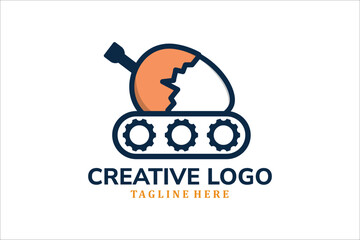 28	Flat Modern tank with boiled egg logo icon template vector design illustration	logo business, logo company, logo brand, logo collection, logo symbol, branding logo, branding business, branding, bra