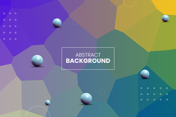 Abstract colorful crystallized background wallpaper, geometric, polygon and triangle-shaped mosaic background, perfect use for business promotion on posters, flyers, and invitation cards