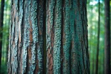 Obraz premium tree trunk in the forest