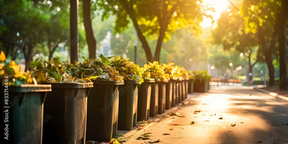 Poster implementing an iot-based smart waste management system for enhanced garbage collection in urban are