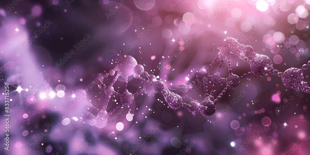 Poster unveiling molecular structure and behavior through molecular models in research. concept molecular m