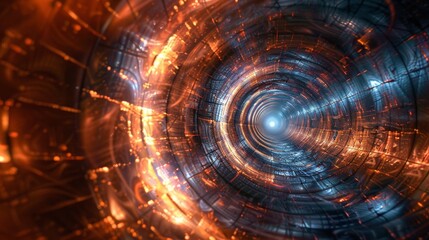 Abstract Quantum Tunnel, A tunnel-like structure inspired by quantum physics