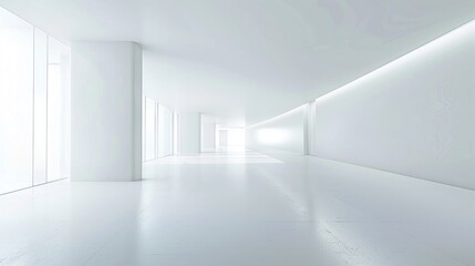 Expansive white space with a clean backdrop, ideal for modern and minimalist themes