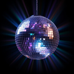 Fototapeta premium shiny disco ball