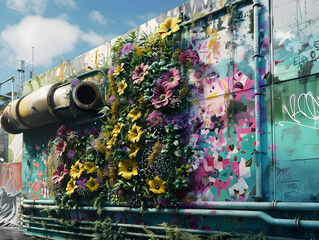 Camera capture unrealistic flower