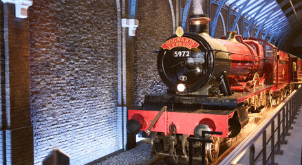 Naklejka premium Tokyo - May 15 2024: Warner Bros. Studio make a new tour about the movie of Harry Potter 