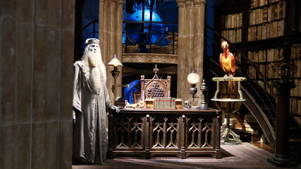 Fototapeta premium Tokyo - May 15 2024: Warner Bros. Studio make a new tour about the movie of Harry Potter 