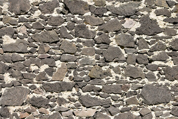 Background wall made of natural stone