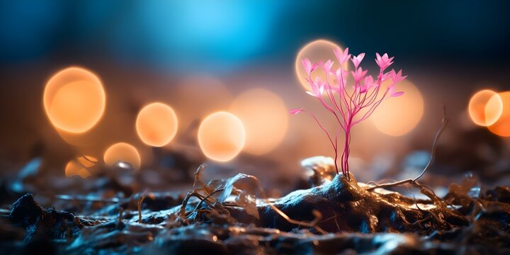 Vibrant image symbolizing neuroplasticitys impact on education evoking innovation and hope. Concept Education, Neuroplasticity, Innovation, Hope, Vibrant Colors