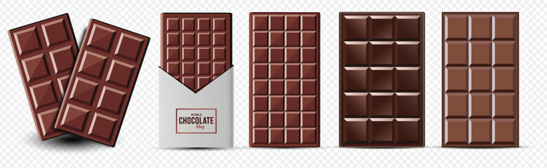 Chocolate Day, World Chocolate Day, Social Media Banner, varied chocolate. Milk chocolate pieces, Dark Chocolate, Isolated On a White Transparent Background, Chocolate, advert, Cadbury, happy. bars.