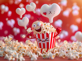 Live Popcorn and live fun doll