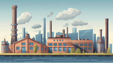 Horizontal banners with units for oil industry vector image