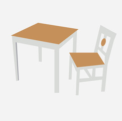 table and chair