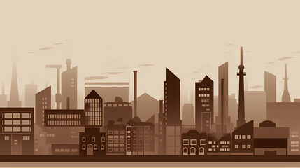 Oil field vector image
