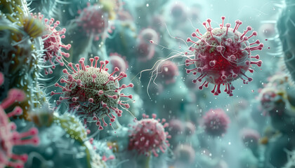 Ultra Realistic 8K Phage Therapy: Bacteriophages Attacking Bacteria