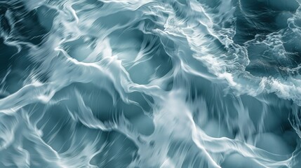 Obraz premium An abstract background of seawater flow under light exposure . AI GENERATION